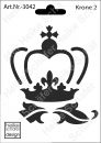 Schablone-Stencil A6 160-3042 Krone
